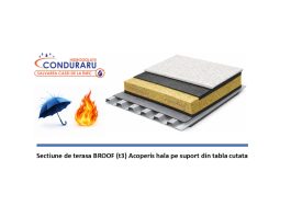 Izolația și termoizolația halelor industriale prin sisteme BROOF Danosa executate de Hidroizolații Conduraru